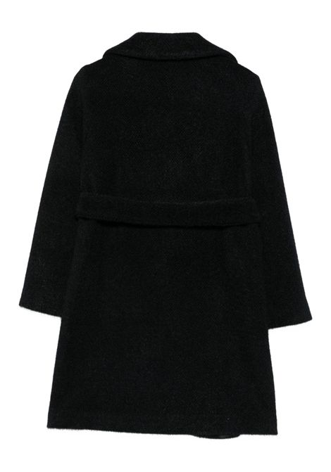 Cappotto con cintura Lù-Lù BY MISS GRANT | LL4088NERO